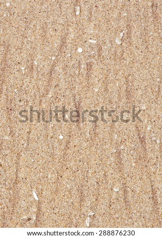 Sand pattern with golden and red sand in Sri Lanka, Asia.