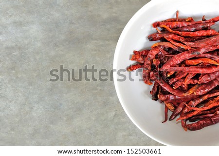 hot chilly peper dry