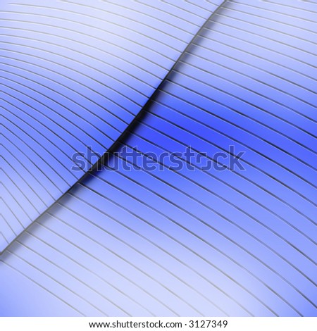 abstract blue line background on a curved page
