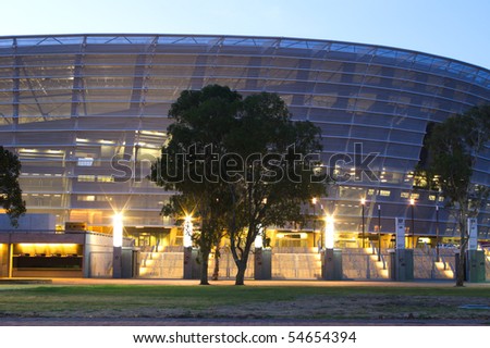CAPE TOWN - APRIL 1:  Nightview of Green point stadium in cape town is ready to host the next soccer world cup, 01 april 2010 capet town, SouthAfrica