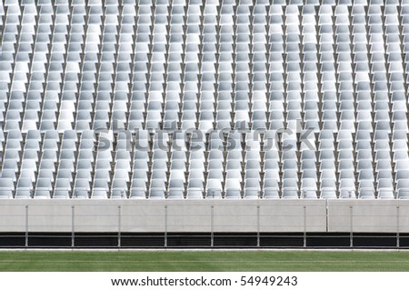 CAPE TOWN - MAY 6: Empty seats of the Green Point  Soccer Stadium in Cape Town, South Africa on May 6, 2010.  Green Point Stadium has been approved to host a number of matches during the 2010 World Cup.