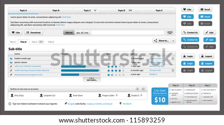 Web site design element Web site design element