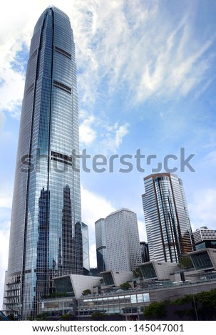 Modern building Landscape in Hong Kong