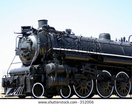 Steam train engine