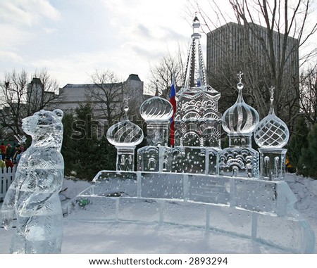 Ice carvings at the Ottawa Winterlude