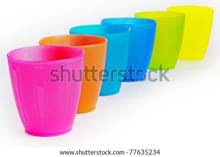 Colorful Plastic Cups
