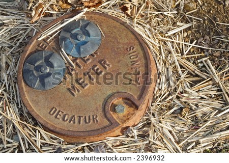 Water utility meter cover
