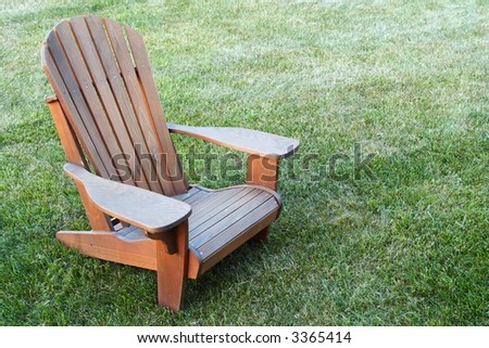 Comfy cedar wood adirondack chair