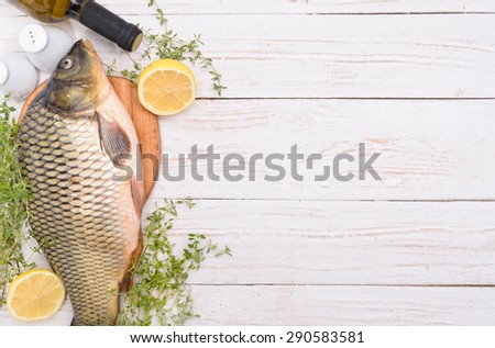 Fish. Cooking concept.