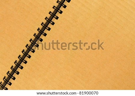 Open blank cardboard , on cardboard background