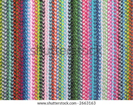 Colorful wool pattern
