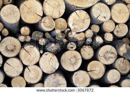 stacked wood logs of