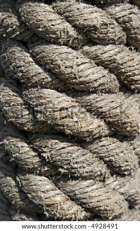 Boat rope texture. Nautical background.