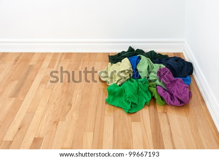 clothes floor