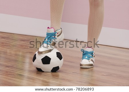 Women Football at home