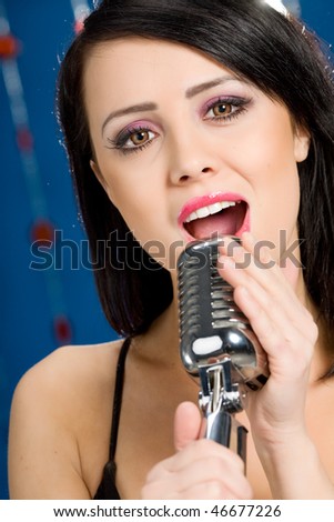 Singing woman