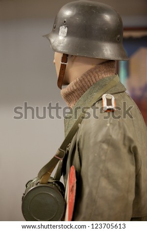 mannequin in the form of a German soldier