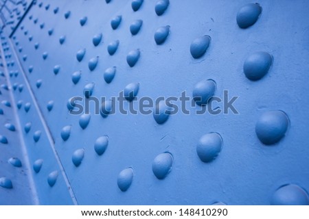 rivets on the metal surface, there is no noise - there is texture