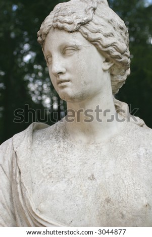 Fragment of the Antique Sculpture, Feminine Figure