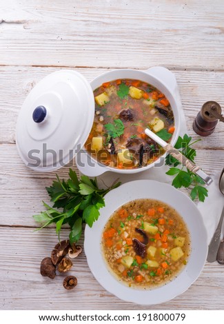 Krupnik -Polish Pearl Barley Soup