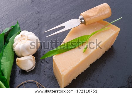 Parmesan and wild garlic