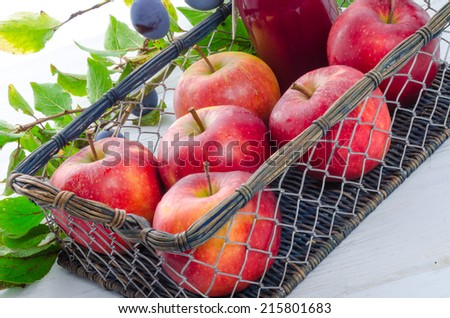 apple plums juice