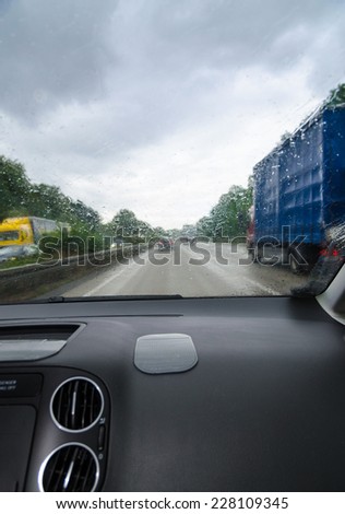 car cockpit