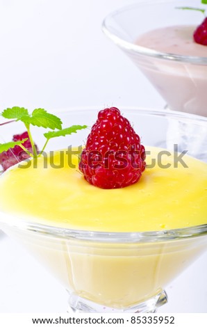 Pudding most often refers to a dessert, but it can also be a savory dish.