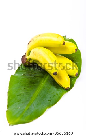 Small bananas to me green banana sheet