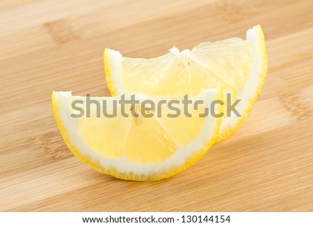 Slice of lemon background