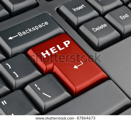 Keyboard help button