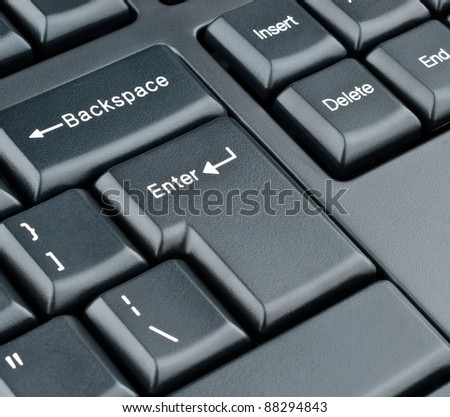 Keyboard enter key