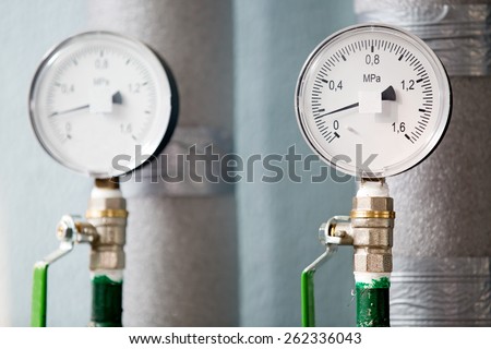 pressure meter indicator with ball valve