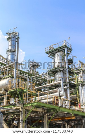 Structure of Oil and chemical factory