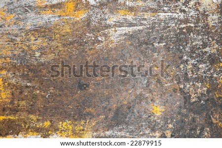 Colored metal for background or textures
