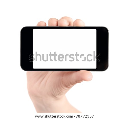 Holding A Smartphone