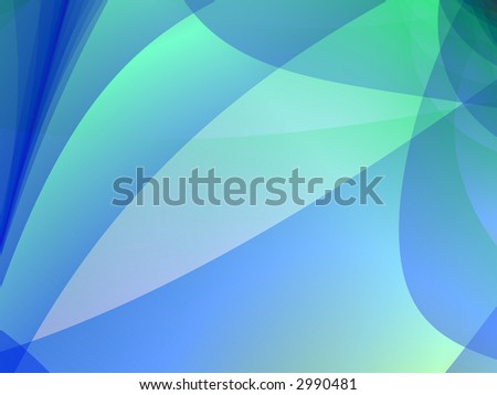 cool blue and green abstract background