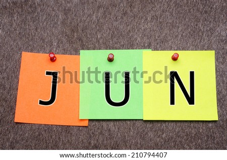 June abbreviation 