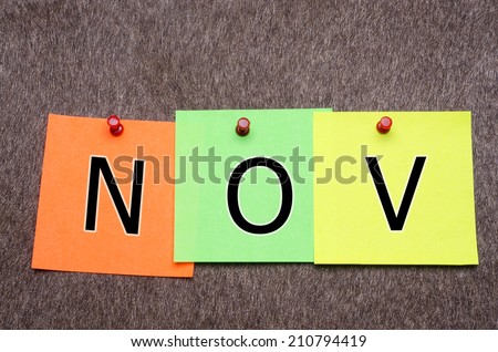 November abbreviation \