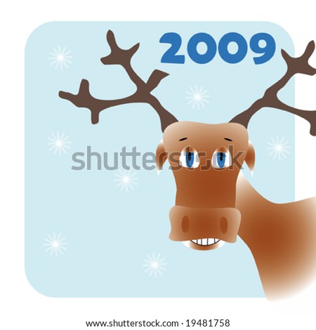 Cartoon Images Of Deer. frame with cartoon deer