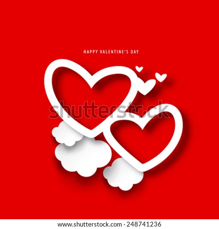 Valentine\'s Day Floating Heart/Icon Background