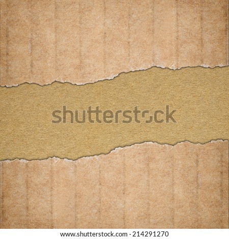 Background made of torn cardboard paper