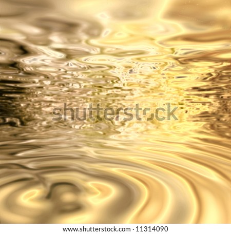 Abstract image of liquid gold