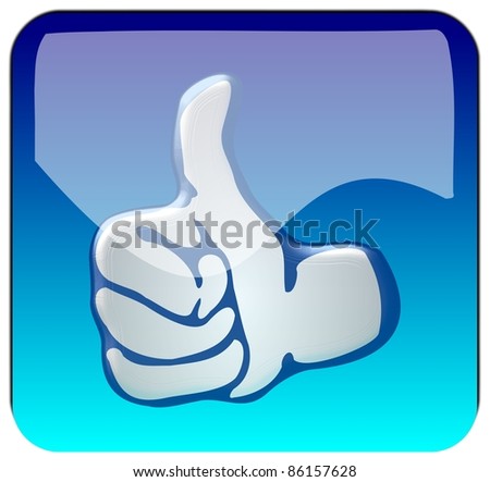 Thumb Up App 商业图片: 86157628 : Shutters