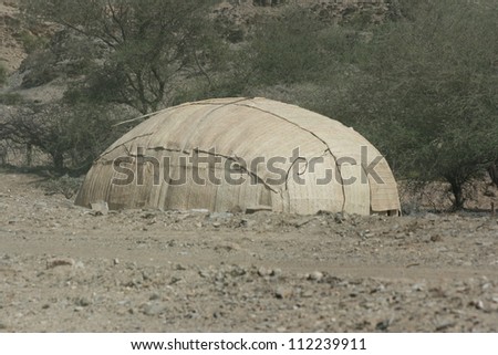 In the desert of Ethiopia, nomad yurts or tents made from sheets of pliable plastic are a common sight.