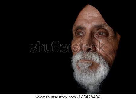 Beautiful Image of a spiritual man in studio Beautiful Image of a spiritual man in studio