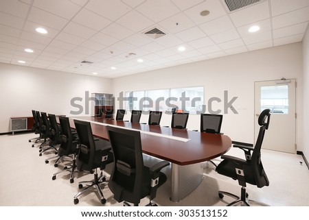 meeting room in office.