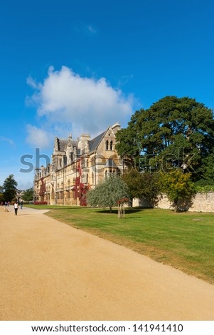 The house of Christ Church College, Oxford University, England