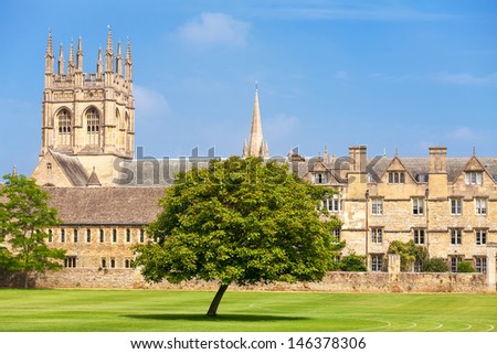 Merton College. Oxford University, Oxford, Oxfordshire, England