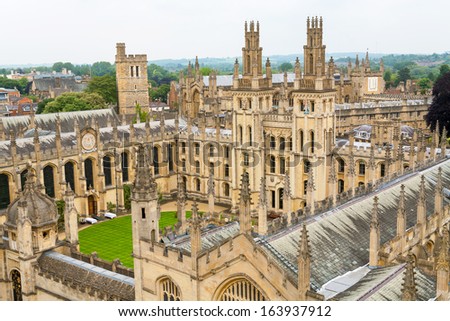 All Souls College At The University Of Oxford. Oxford, England
